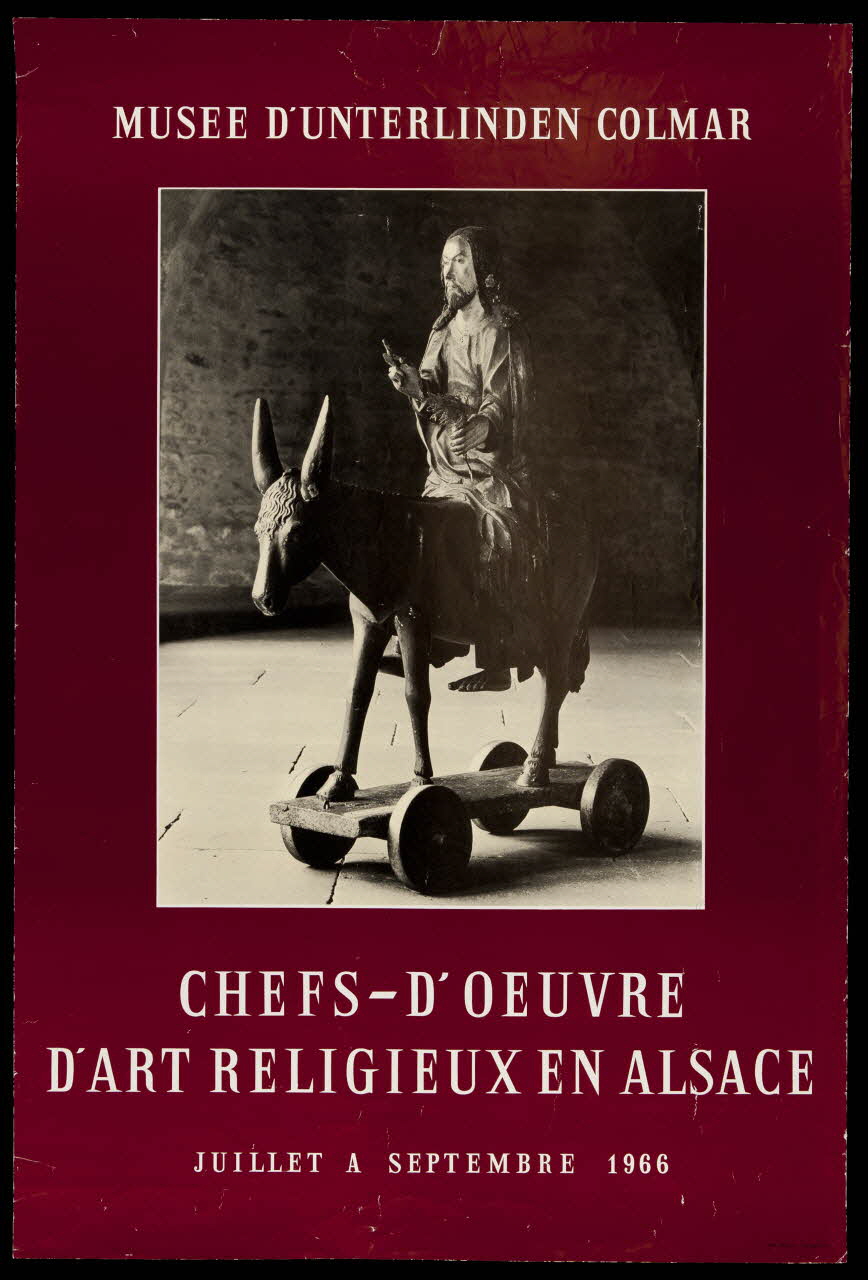 affiche CHEFS D'OEUVRE  D'ART RELIGIEUX EN ALSACE 1974.65.5 Photo Mucem