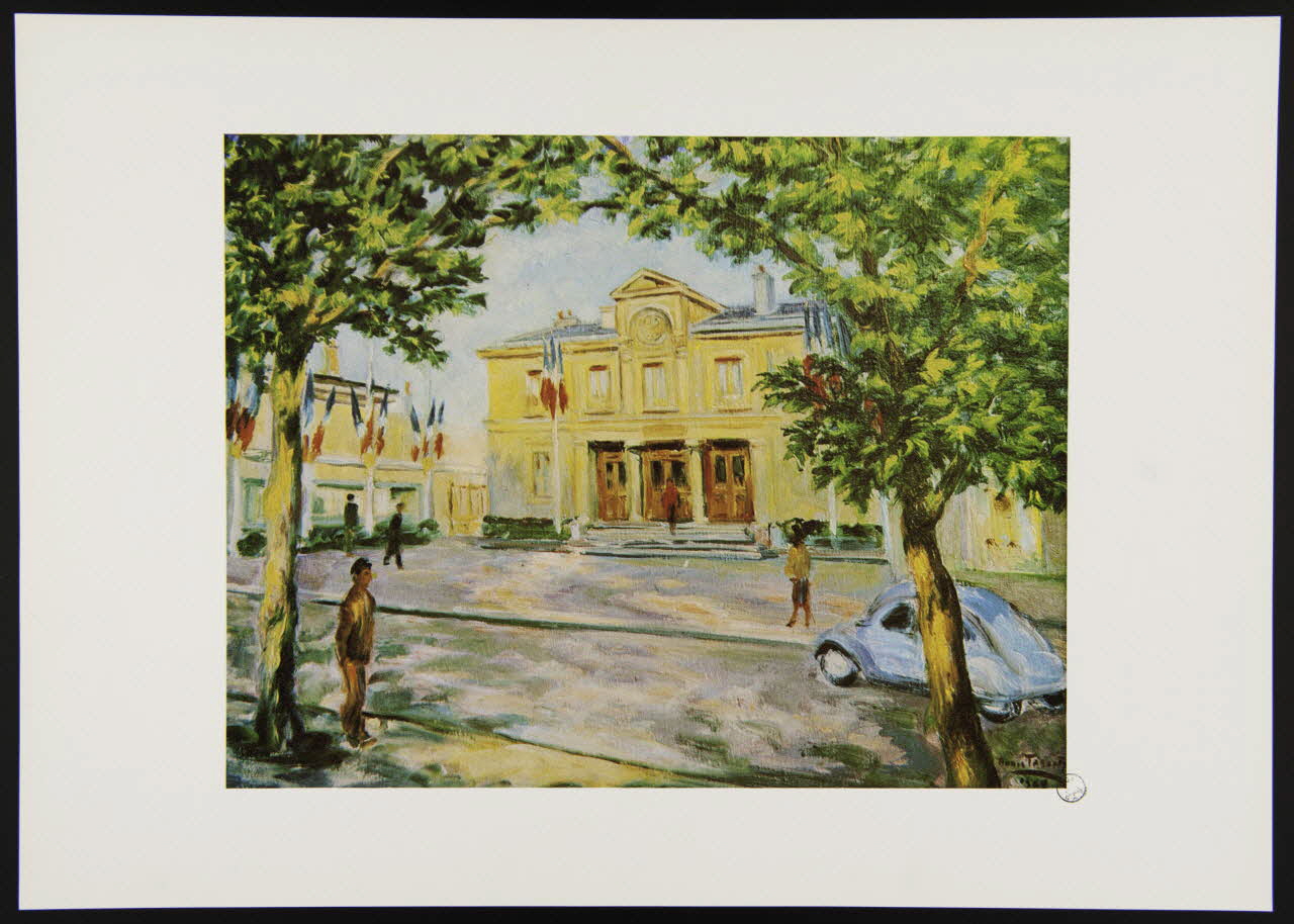 estampe La mairie de Gennevilliers 1974.70.14.5 Photo Mucem
