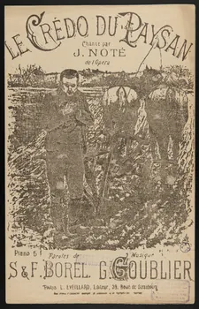 estampe LE CREDO DU PAYSAN 1974.72.9 Photo Mucem