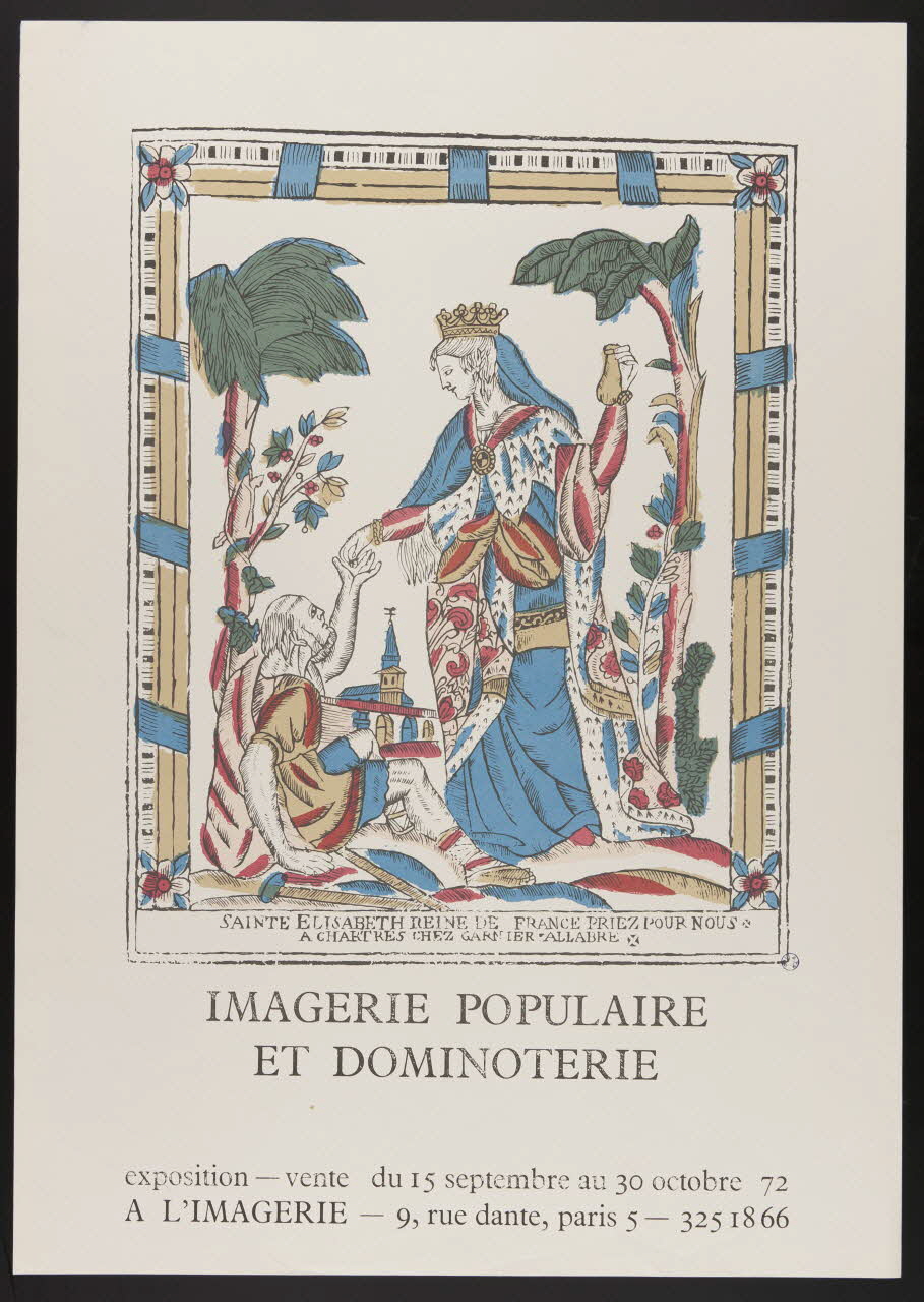 estampe IMAGERIE POPULAIRE  ET DOMINOTERIE 1974.73.24 Photo Mucem
