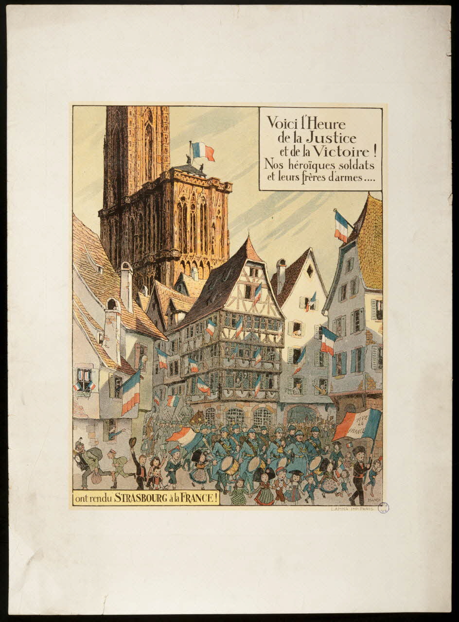 estampe Voici l'Heure  de la Justice  et de la Victoire! 1974.74.9 Photo Mucem