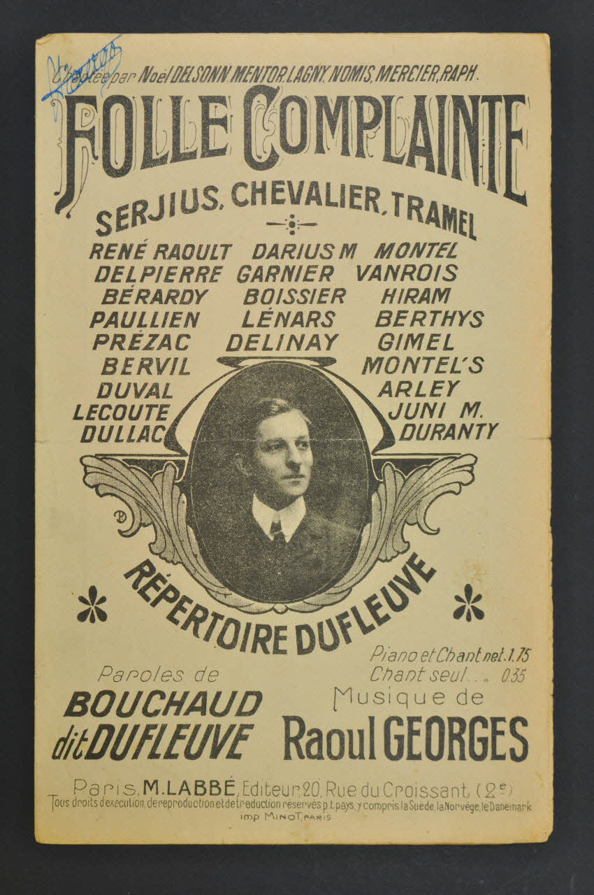 partition de musique petit format 1965.149.29 Photo Mucem