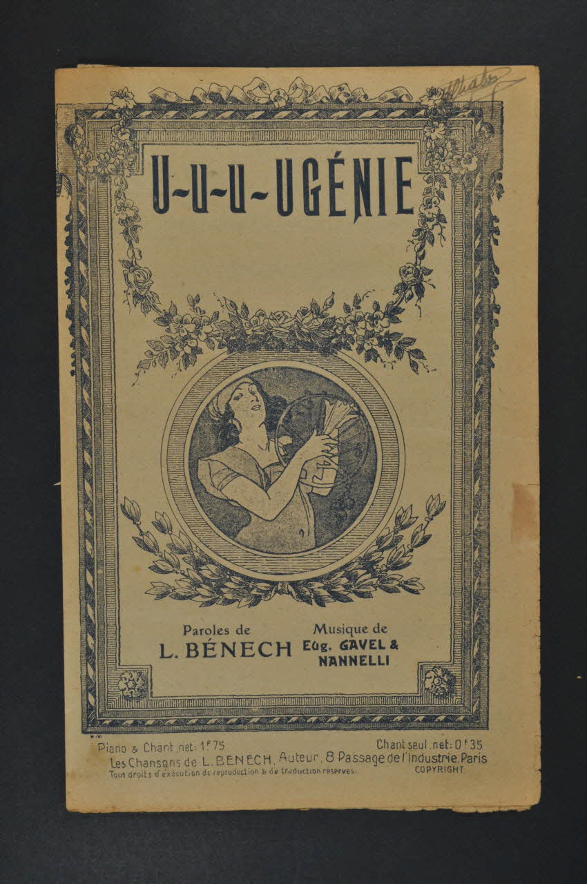 Seb. Nannelli ; Eugène Gavel ; Ferdinand Louis Bénech chanson petit format Île-de-France, France 1910 1966.139.35 Photo Mucem