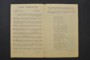 partition de musique petit format 1965.149.29 Photo Mucem