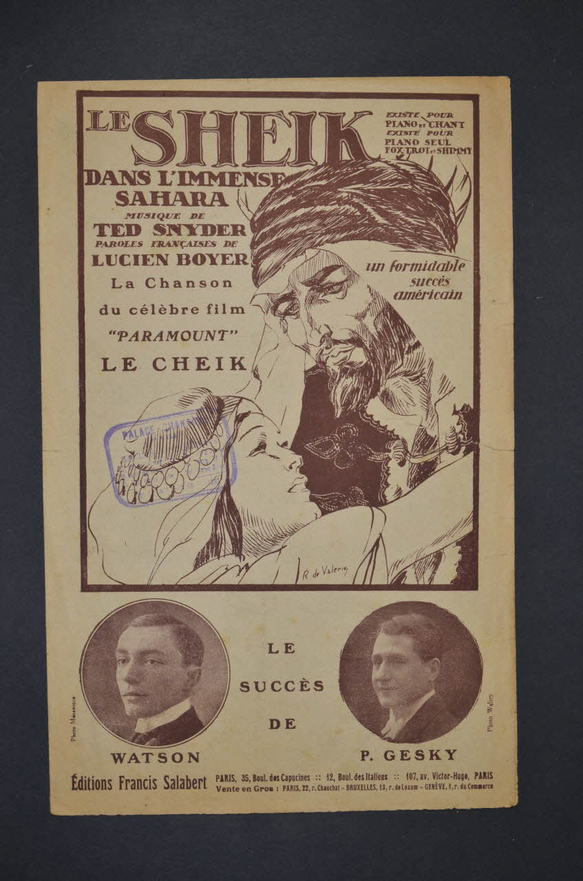 partition de musique petit format 1965.149.32 Photo Mucem