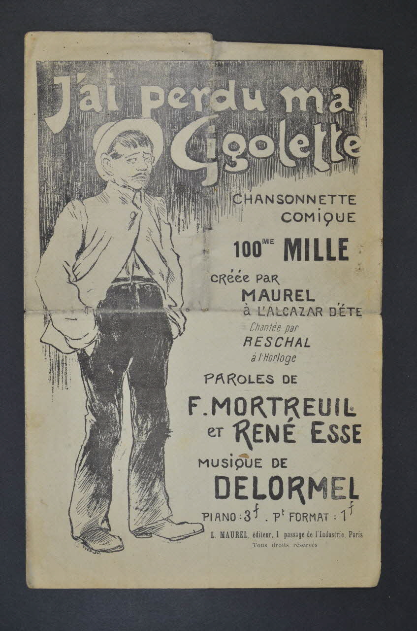 partition de musique petit format 1965.149.33 Photo Mucem