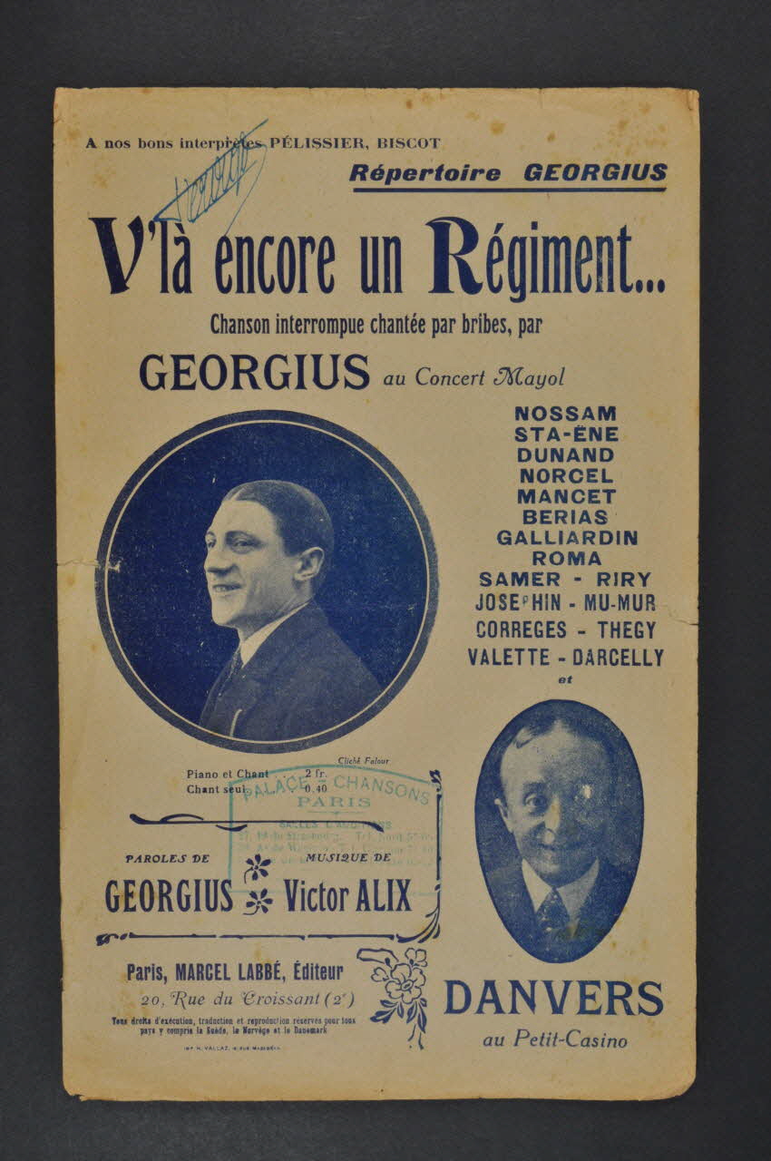 partition de musique petit format 1965.149.34 Photo Mucem