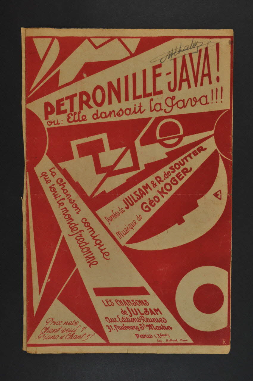 chanson petit format 1966.139.42 Photo Mucem