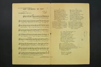 partition de musique petit format 1965.149.39  Photo Mucem