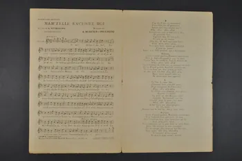 René Mercier ; G. Guibourg ; Henri Piccolini ; Georgius ; Oscar Dufrenne partition de musique petit format 1917 1965.149.40 Photo Mucem