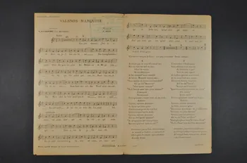 partition de musique petit format 1965.149.42 Photo Mucem