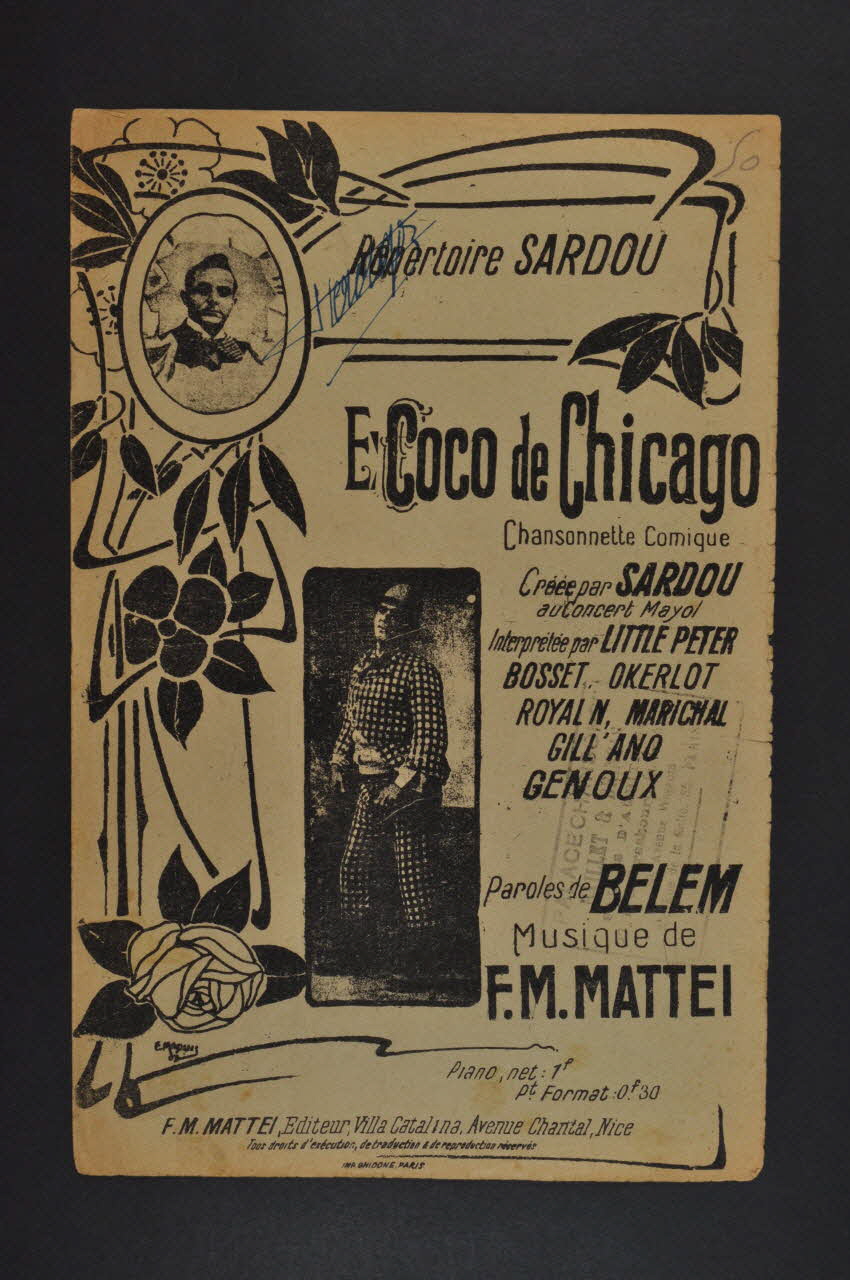 partition de musique petit format 1965.149.47 Photo Mucem