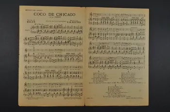 partition de musique petit format 1965.149.47 Photo Mucem