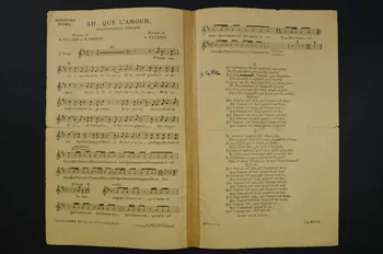 partition de musique petit format 1965.149.48 Photo Mucem