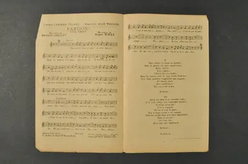 Edmond Joullot ; Roger Birgé ; Max Trebor ; Reyac ; Eugène Joullot chanson petit format Île-de-France, France 1925 1966.141.11 Photo Mucem