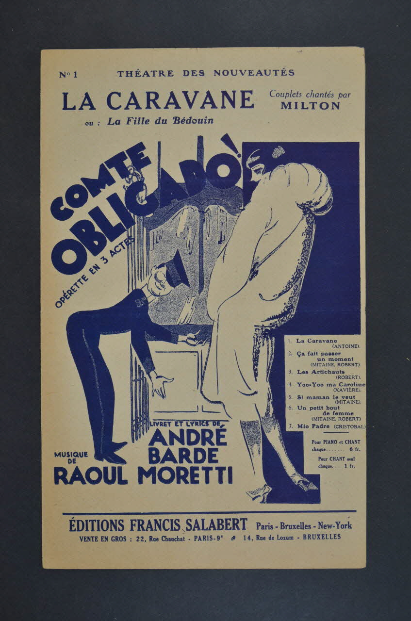 partition de musique petit format 1965.149.57 Photo Mucem