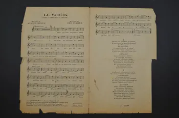 Lucien Boyer ; Ted Snyder ; Suzanne Valroger ; Jean Flor ; Francis F. Salabert chanson petit format Île-de-France, France 1921 1966.141.17 Photo Mucem