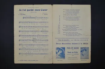 chanson petit format 1966.141.3 Photo Mucem