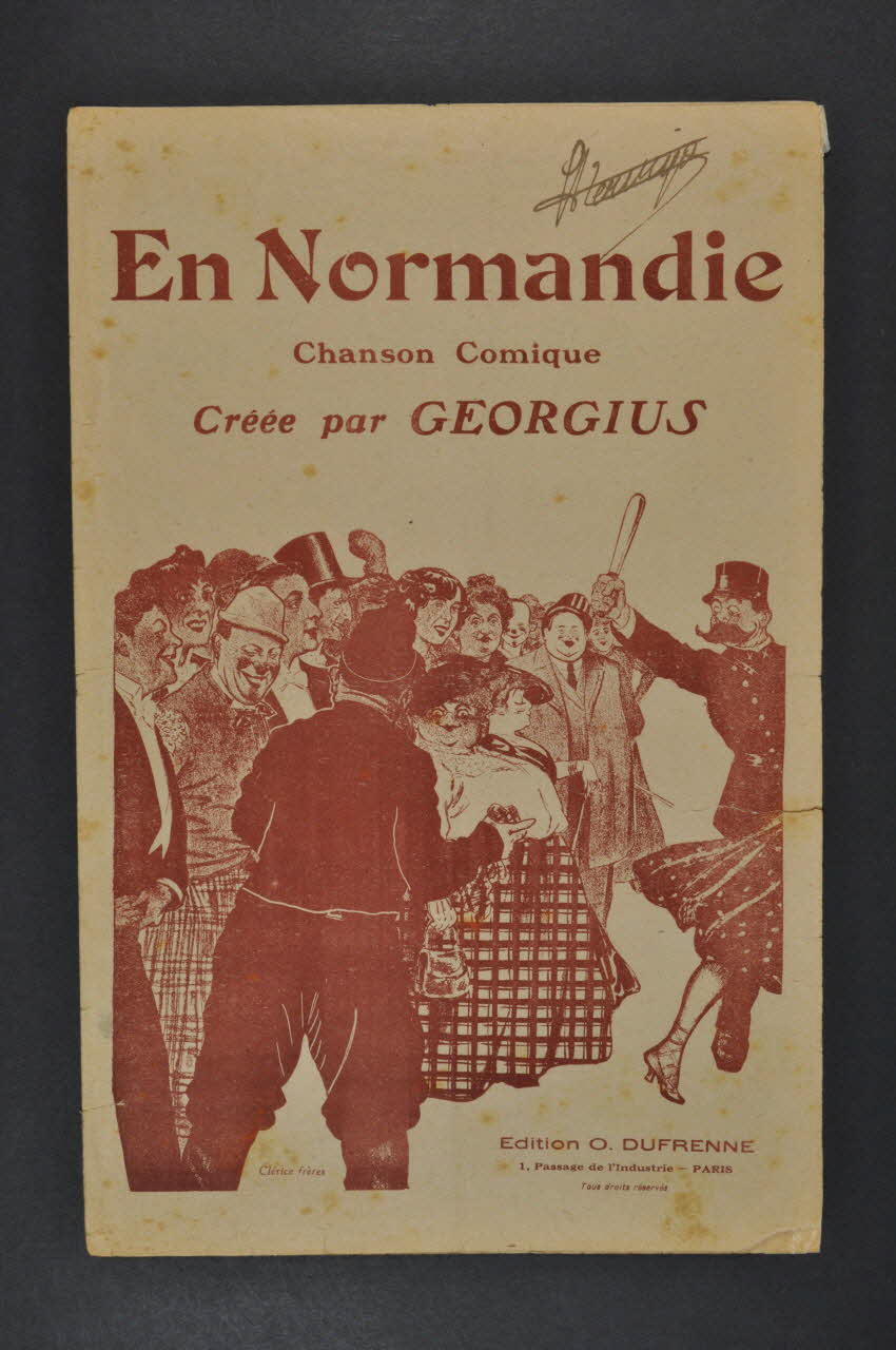 partition de musique petit format 1965.149.69 Photo Mucem