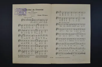 Pierre Veber ; Oscar Strauss ; Bernard Shaw ; Éditions Max Eschig chanson petit format Île-de-France, France 1911 1966.141.4 Photo Mucem