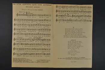 Jean Daris ; Rose Temps ; Nicolo ; Francis F. Salabert chanson petit format Île-de-France, France 1925 1966.142.10 Photo Mucem