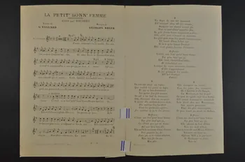 chanson petit format 1966.142.2  Photo Mucem