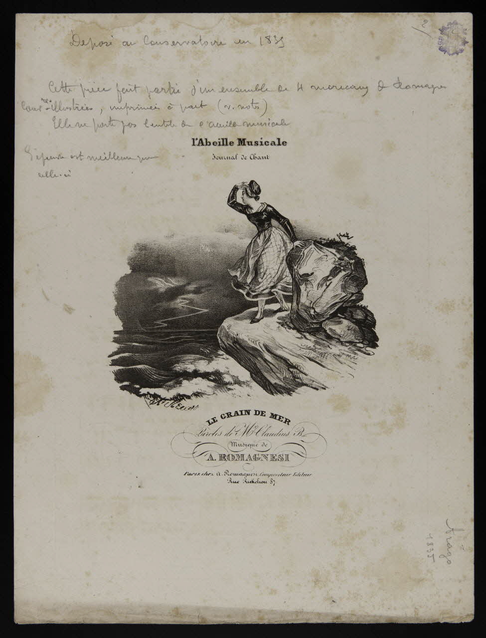 estampe LE GRAIN DE MER 1968.101.104 Photo Mucem