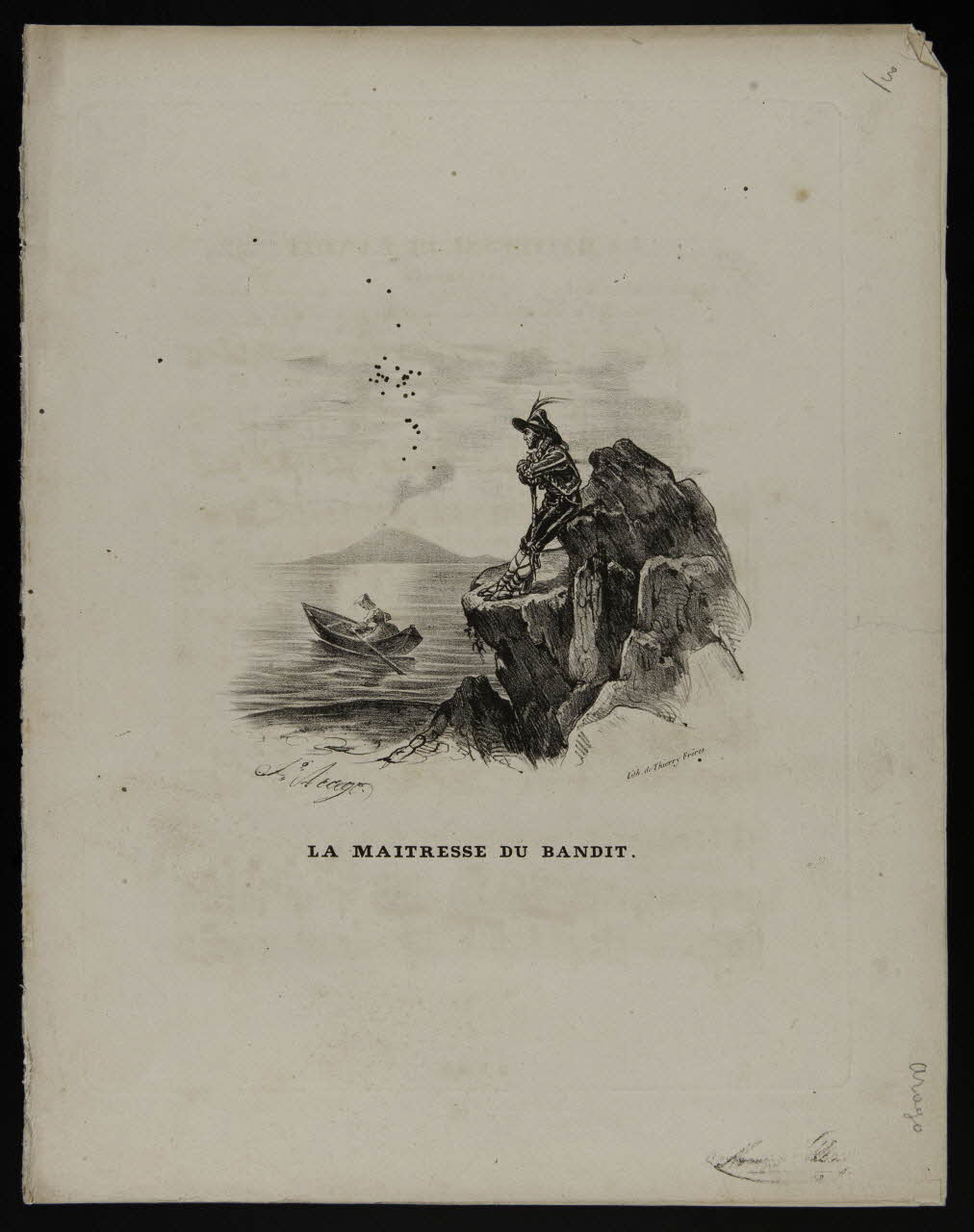 estampe LA MAITRESSE DU BANDIT. 1968.101.108 Photo Mucem