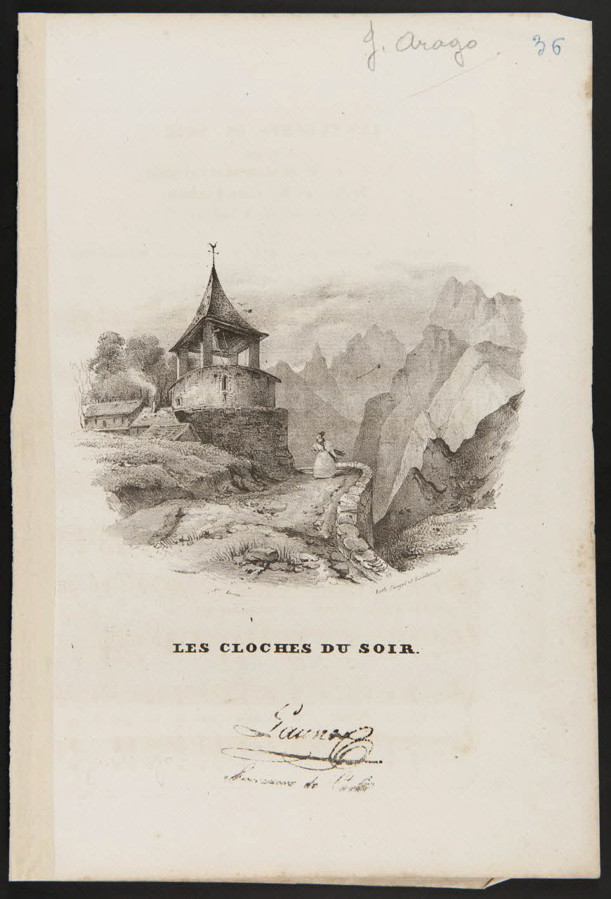 estampe LES CLOCHES DU SOIR. 1968.101.122 Photo Mucem