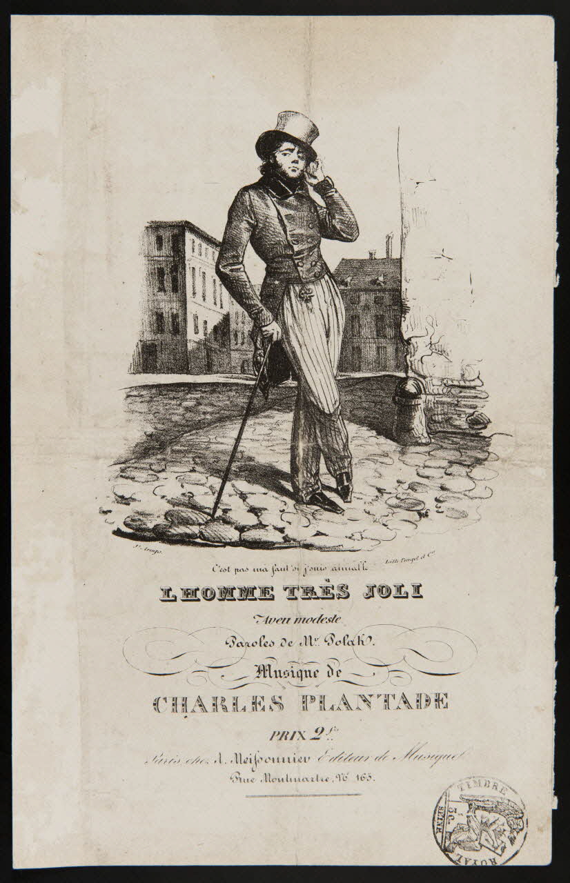 estampe L'HOMME TRES JOLI 1968.101.130 Photo Mucem