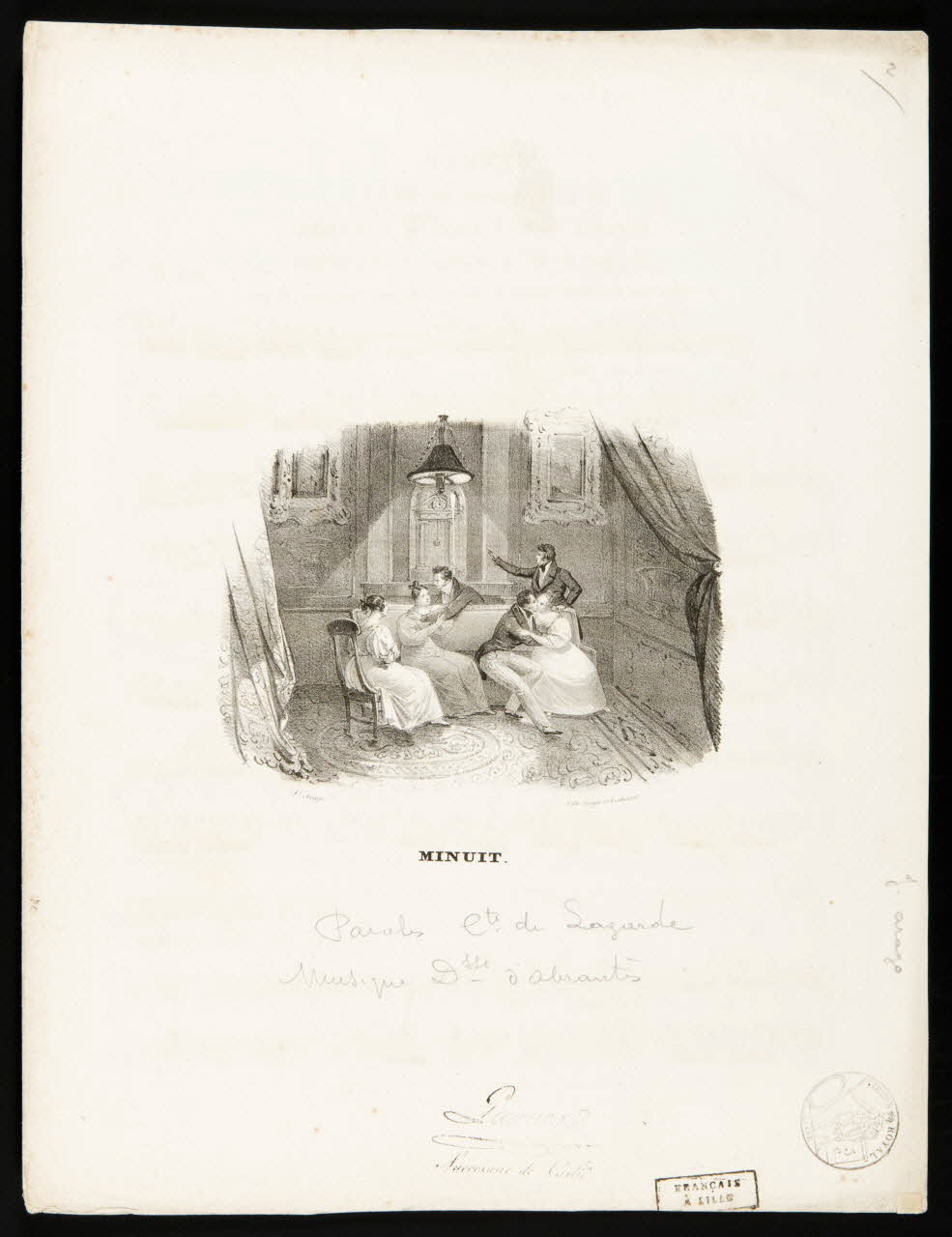 estampe MINUIT. 1968.101.131 Photo Mucem