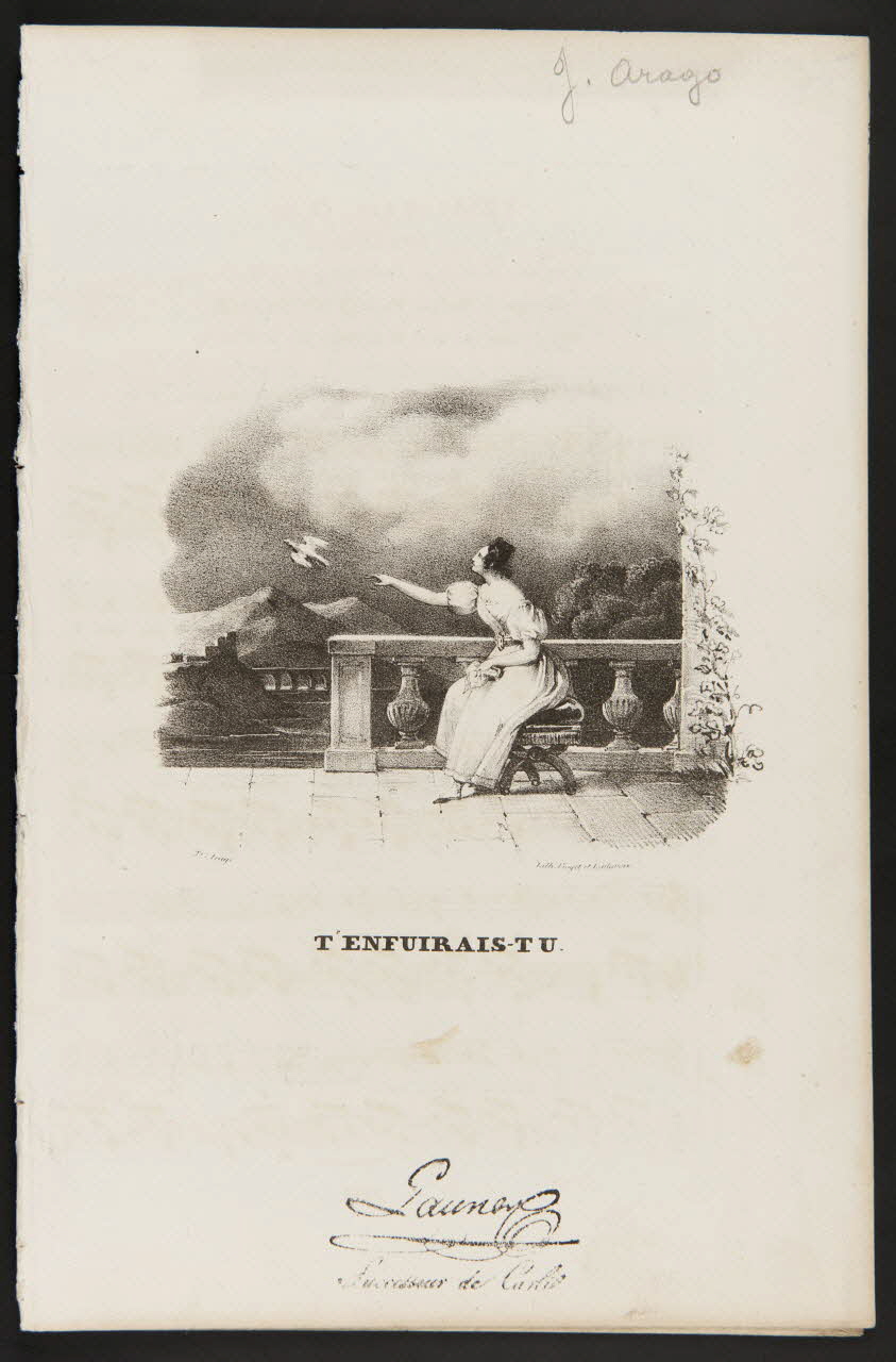 estampe T'ENFUIRAIS-TU. 1968.101.137  Photo Mucem