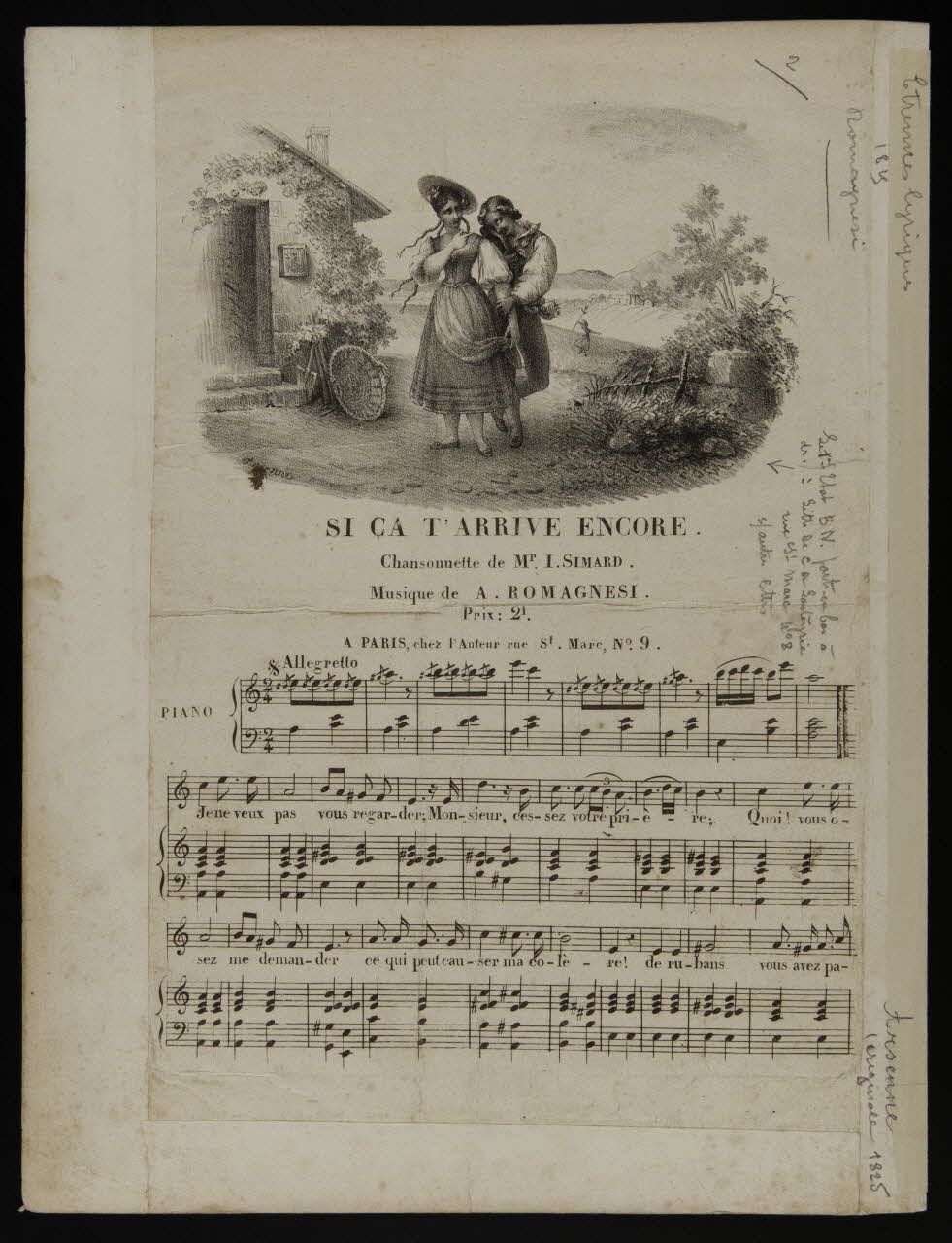 estampe SI CA T'ARRIVE ENCORE. 1968.101.149 Photo Mucem