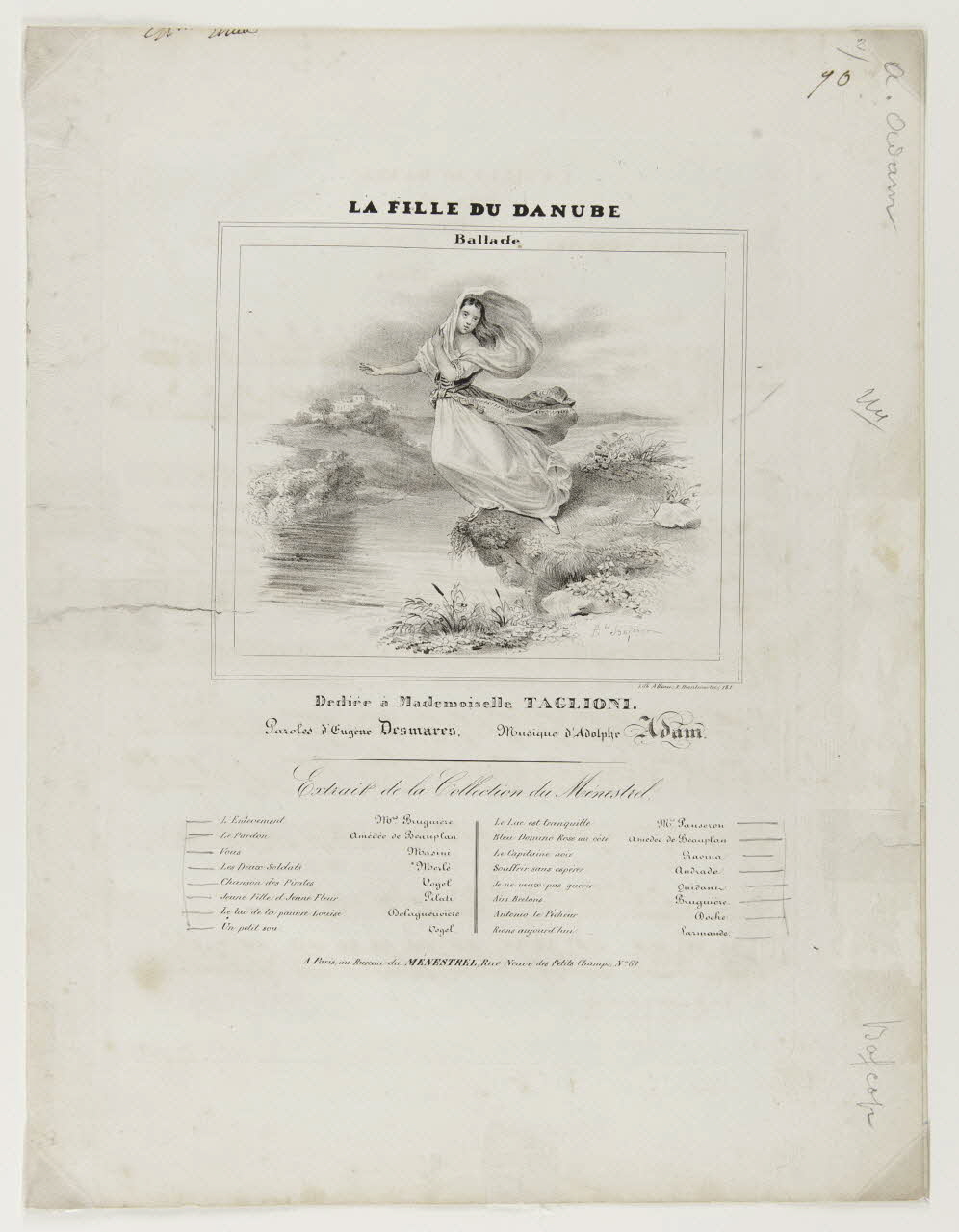 estampe LA FILLE DU DANUBE 1968.101.166 Photo Mucem