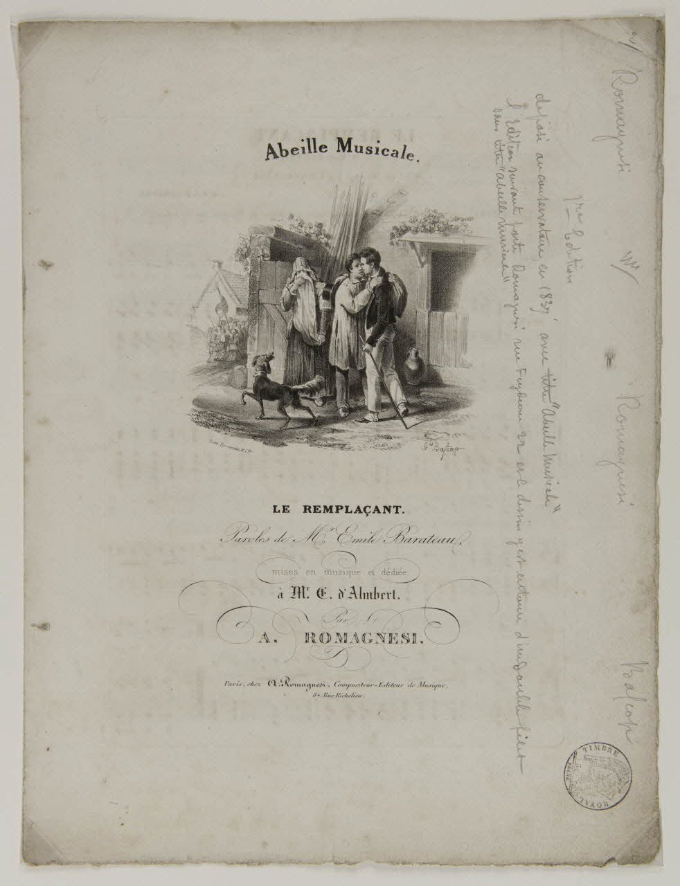 estampe LE REMPLACANT. 1968.101.180 Photo Mucem