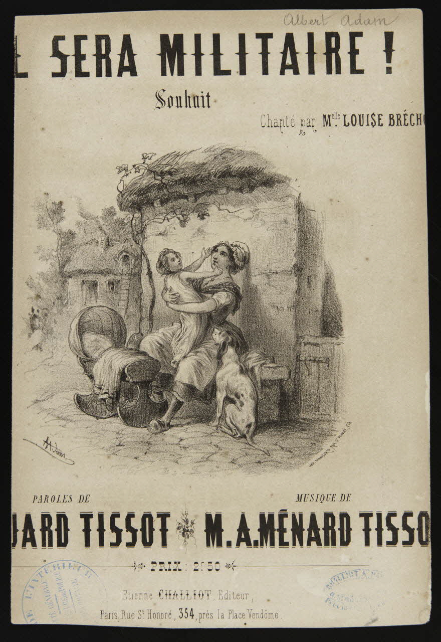 estampe IL SERA MILITAIRE ! 1968.101.2 Photo Mucem