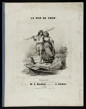 estampe LA PAIX DU COEUR.  Barcarolle. 1968.101.205  Photo Mucem