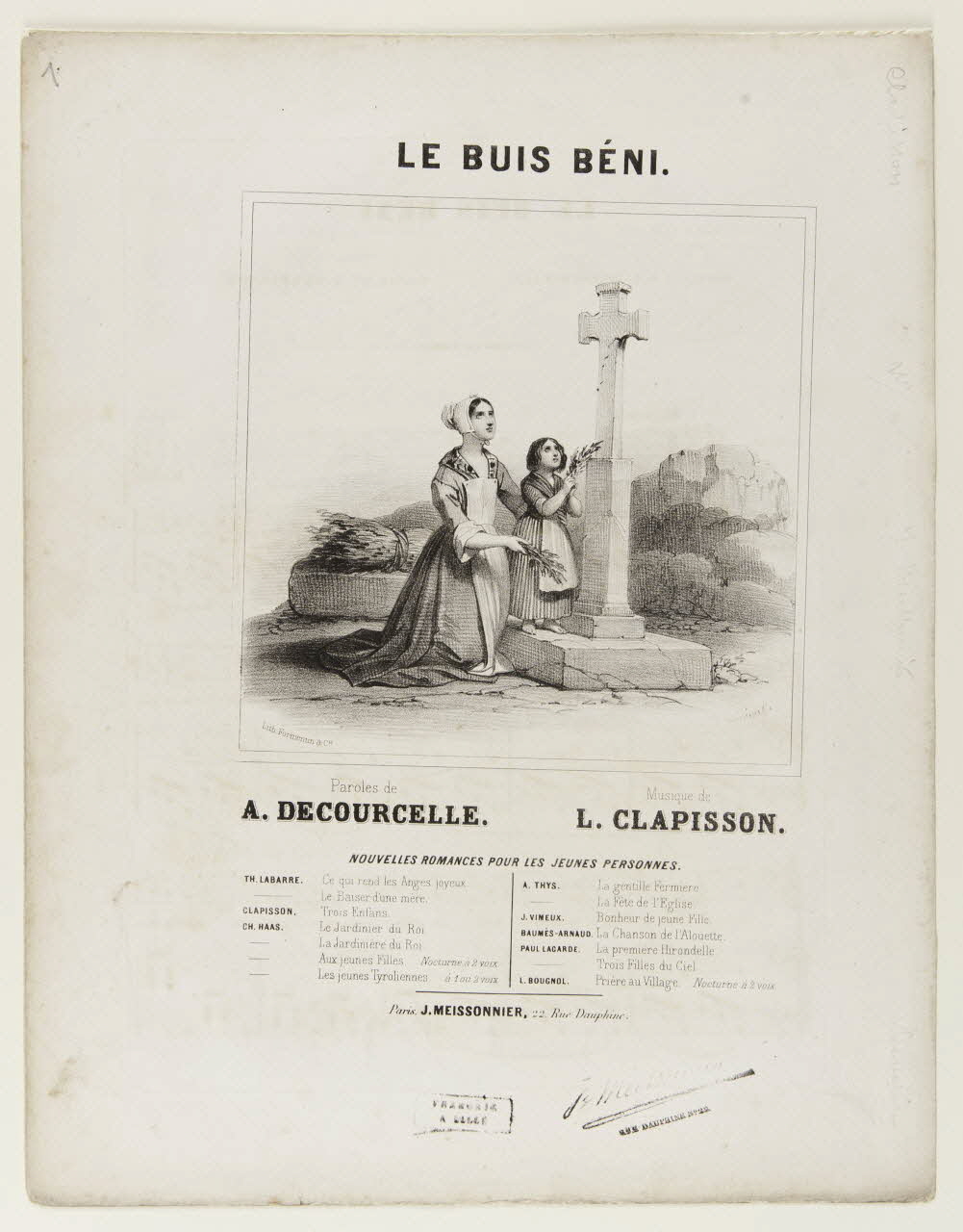 estampe LE BUIS BENI. 1968.101.219 Photo Mucem