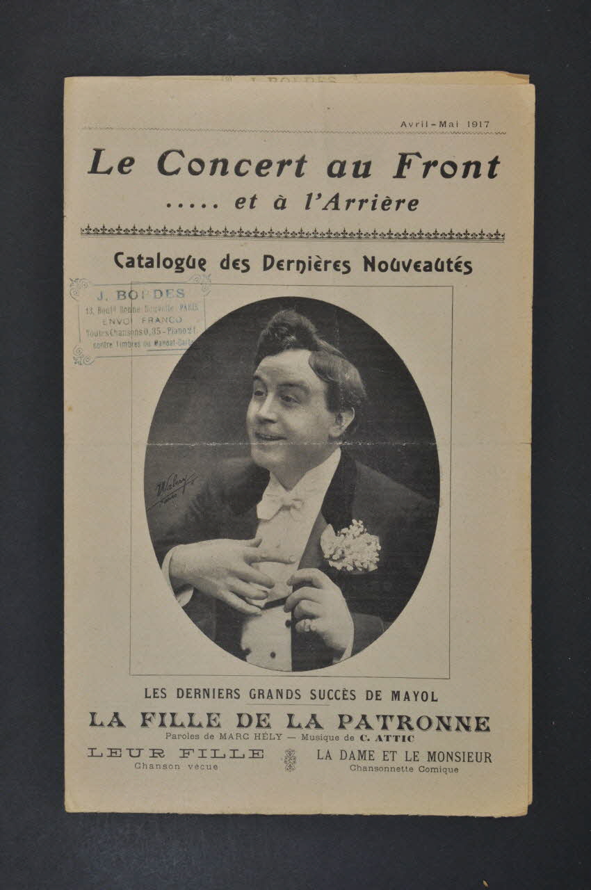 partition de musique petit format 1965.149.9 Photo Mucem