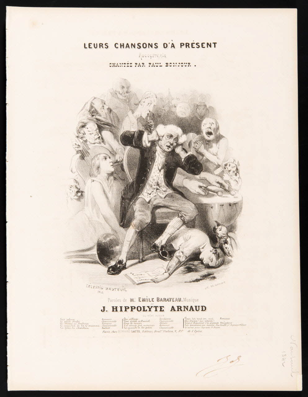 estampe LEURS CHANSONS D'A PRESENT 1968.101.231 Photo Mucem