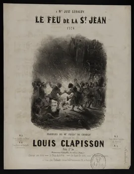 estampe LE FEU DE LA St. JEAN 1968.101.232 Photo Mucem