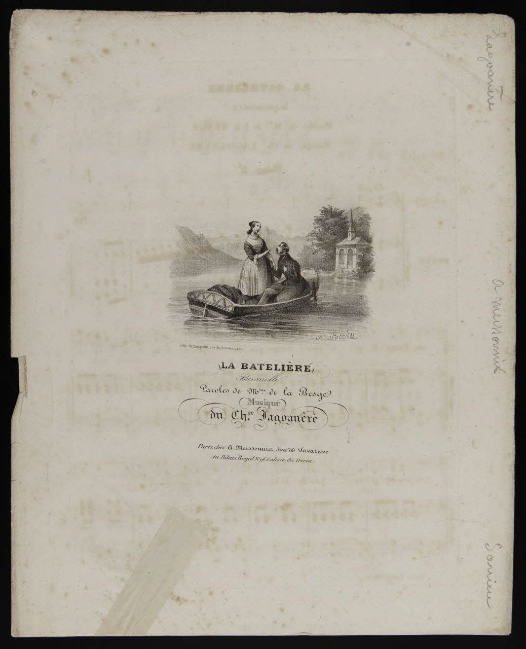 estampe LA BATELIERE 1968.101.233 Photo Mucem