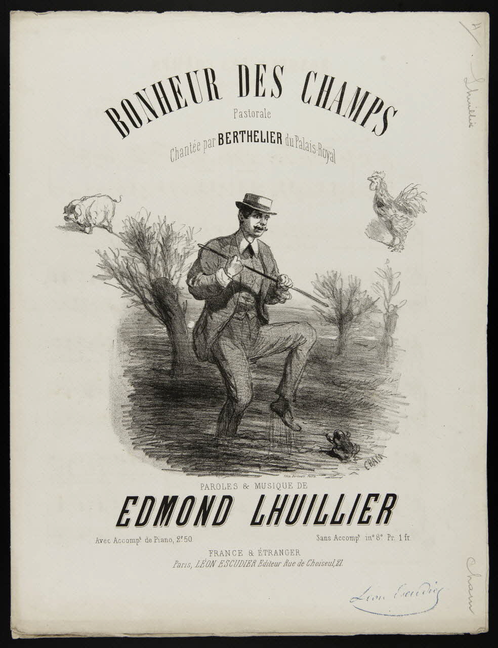 estampe BONHEUR DES CHAMPS 1968.101.242 Photo Mucem