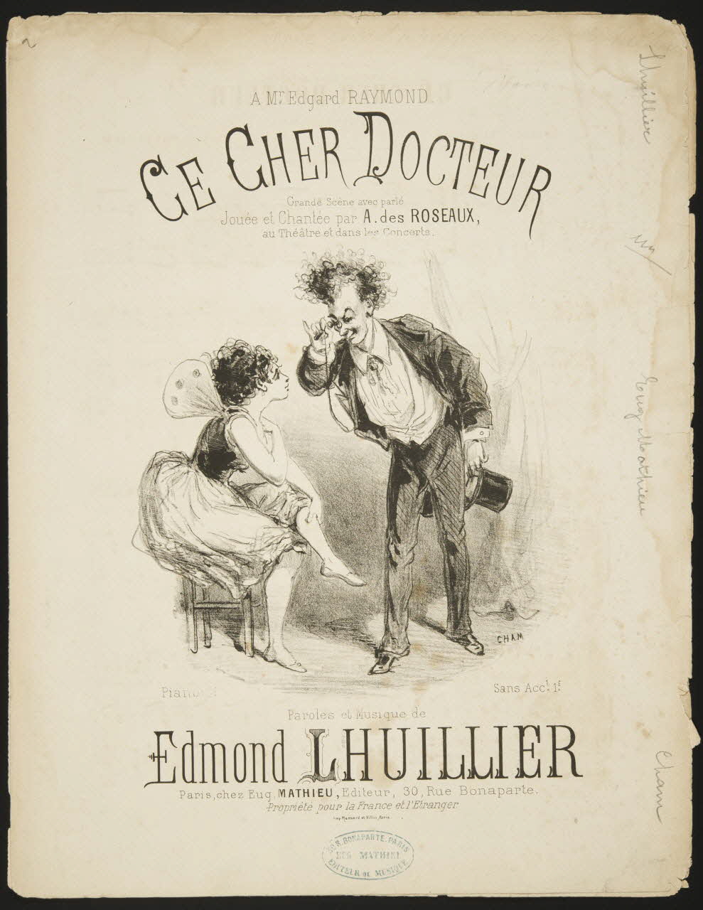 estampe CE CHER DOCTEUR 1968.101.244 Photo Mucem