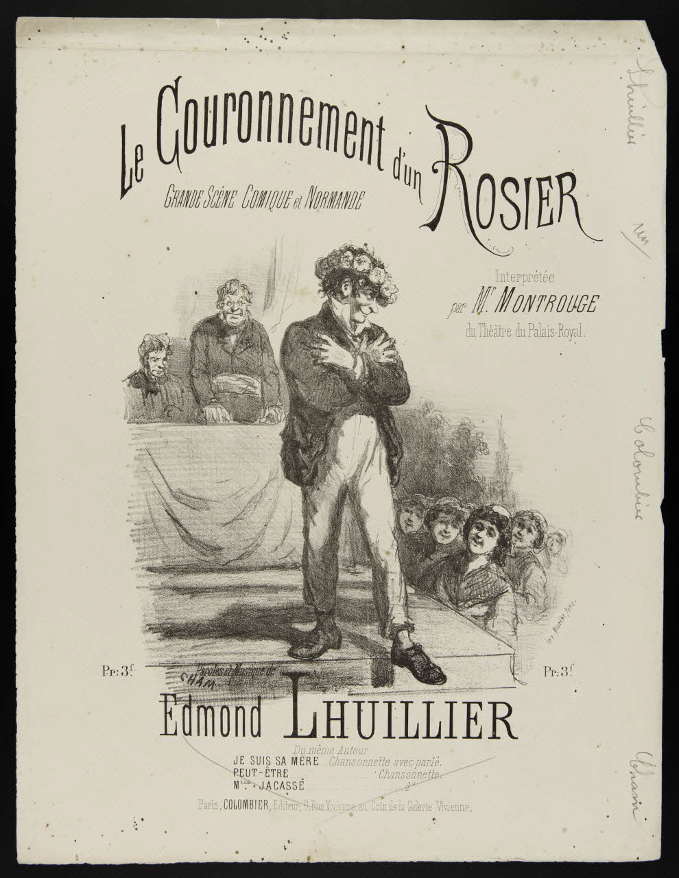 estampe Le Couronnement d'un ROSIER. 1968.101.250 Photo Mucem