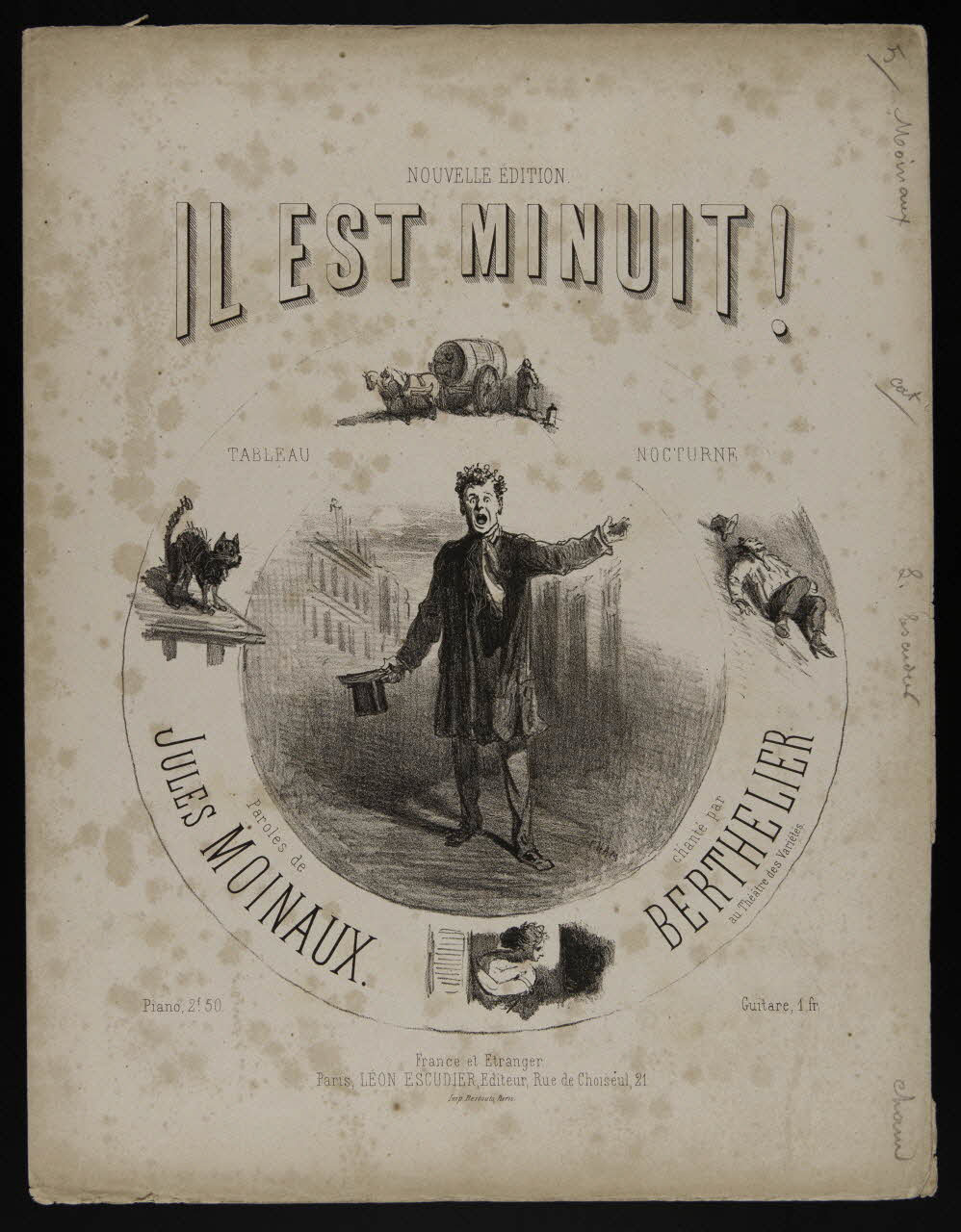 estampe IL EST MINUIT ! 1968.101.256 Photo Mucem