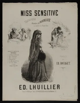 estampe MISS SENSITIVE  Chansonnette 1968.101.273  Photo Mucem