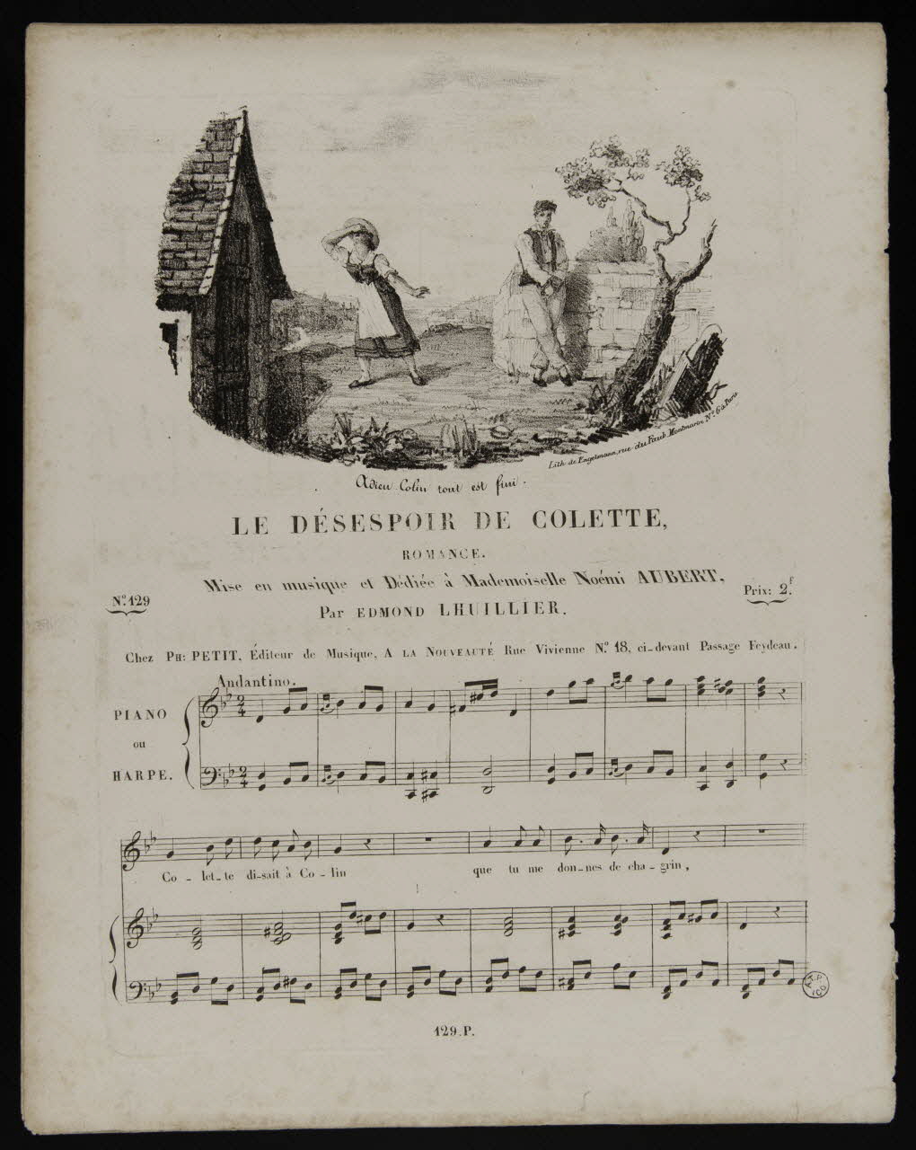 estampe LE PETIT POUCET. 1968.101.286 Photo Mucem