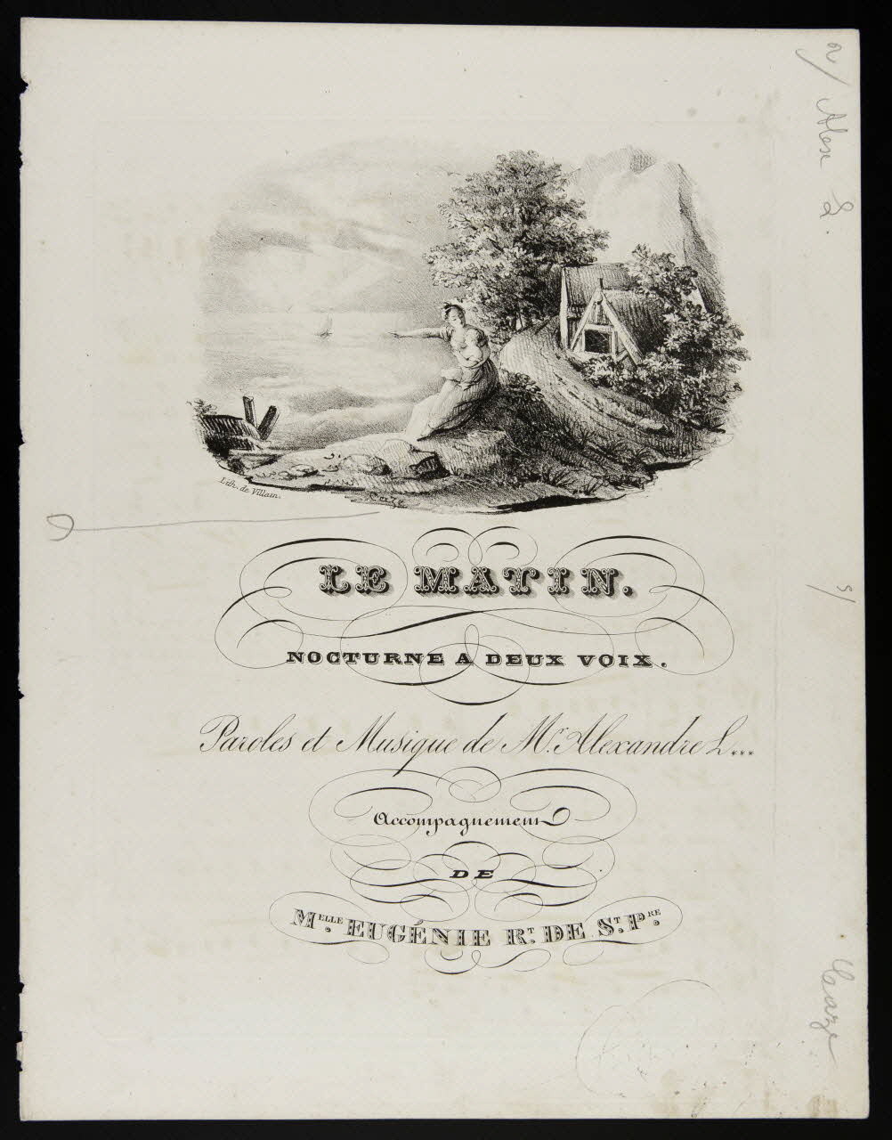 estampe LE MATIN. 1968.101.298 Photo Mucem