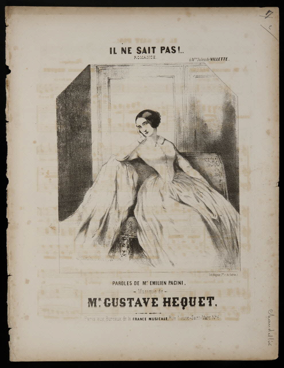 estampe IL NE SAIT PAS !.. 1968.101.307 Photo Mucem